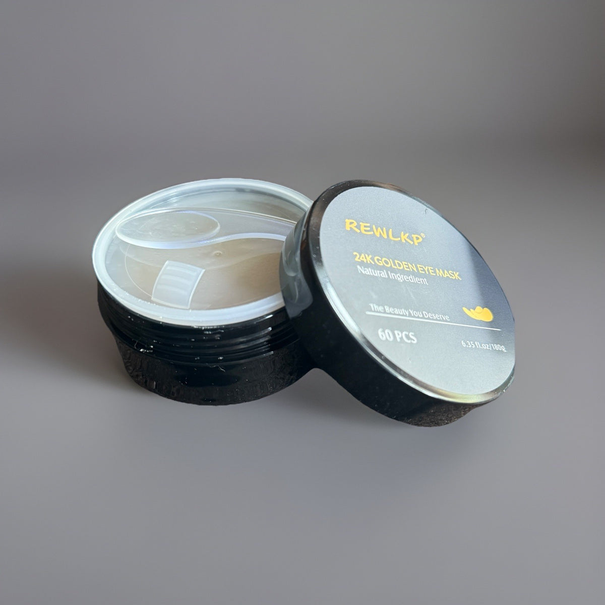 24K Gold Eye Mask Set - Hydrating Puffy Eyes Treatment with Hyaluronic Acid
