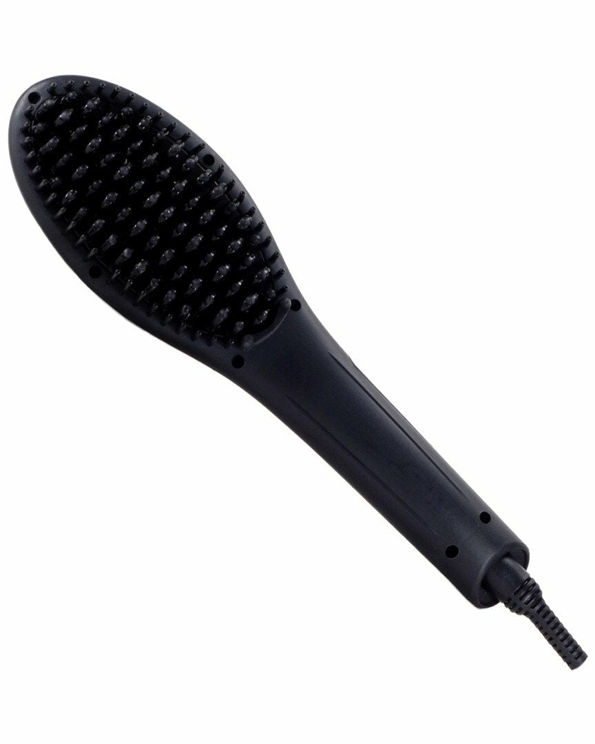 Thermal Styling Brush for Hair Straightening & Smoothing - Black