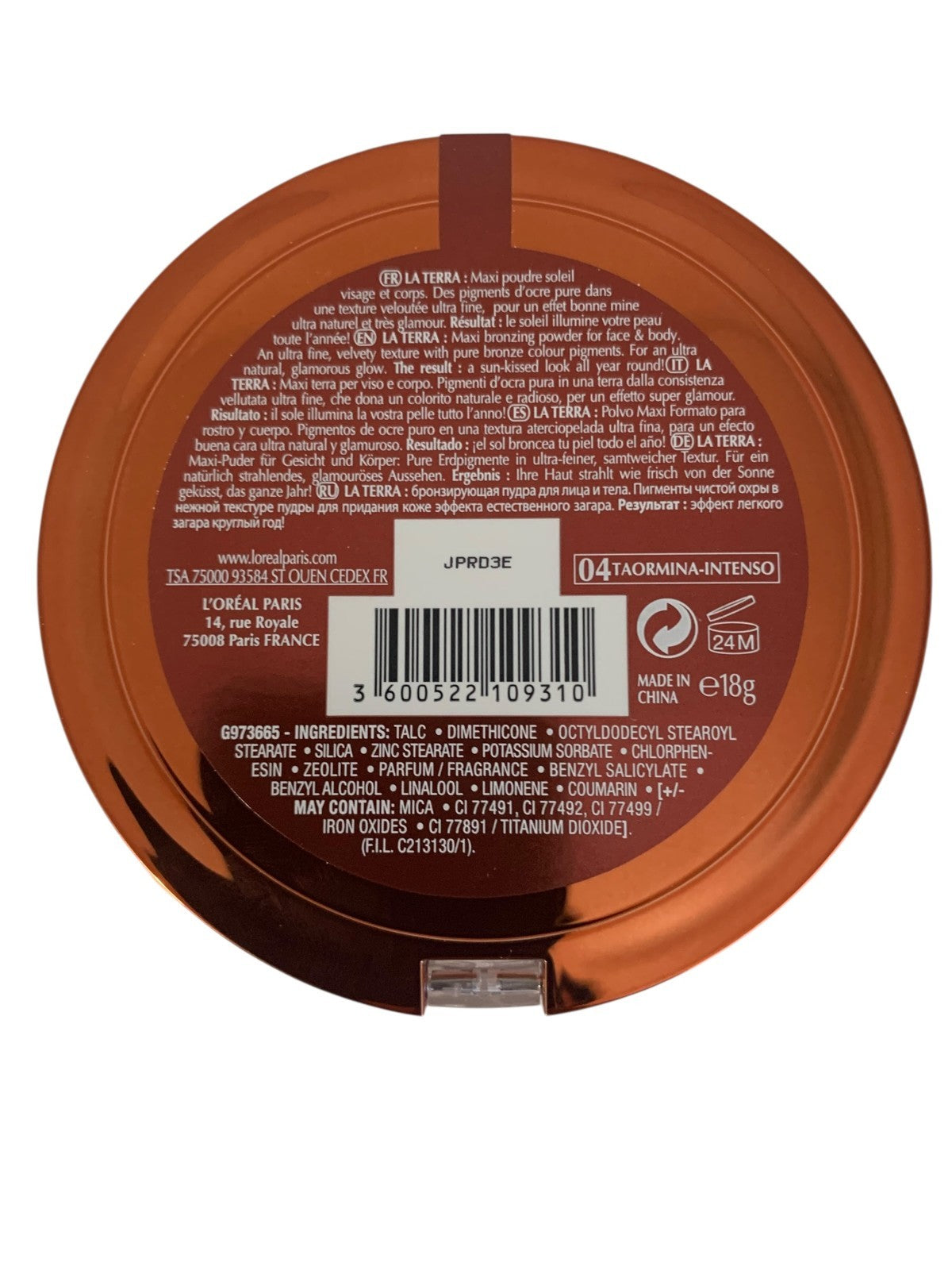 Sun Powder Face and Body Foundation - Bronze Please La Terra 04