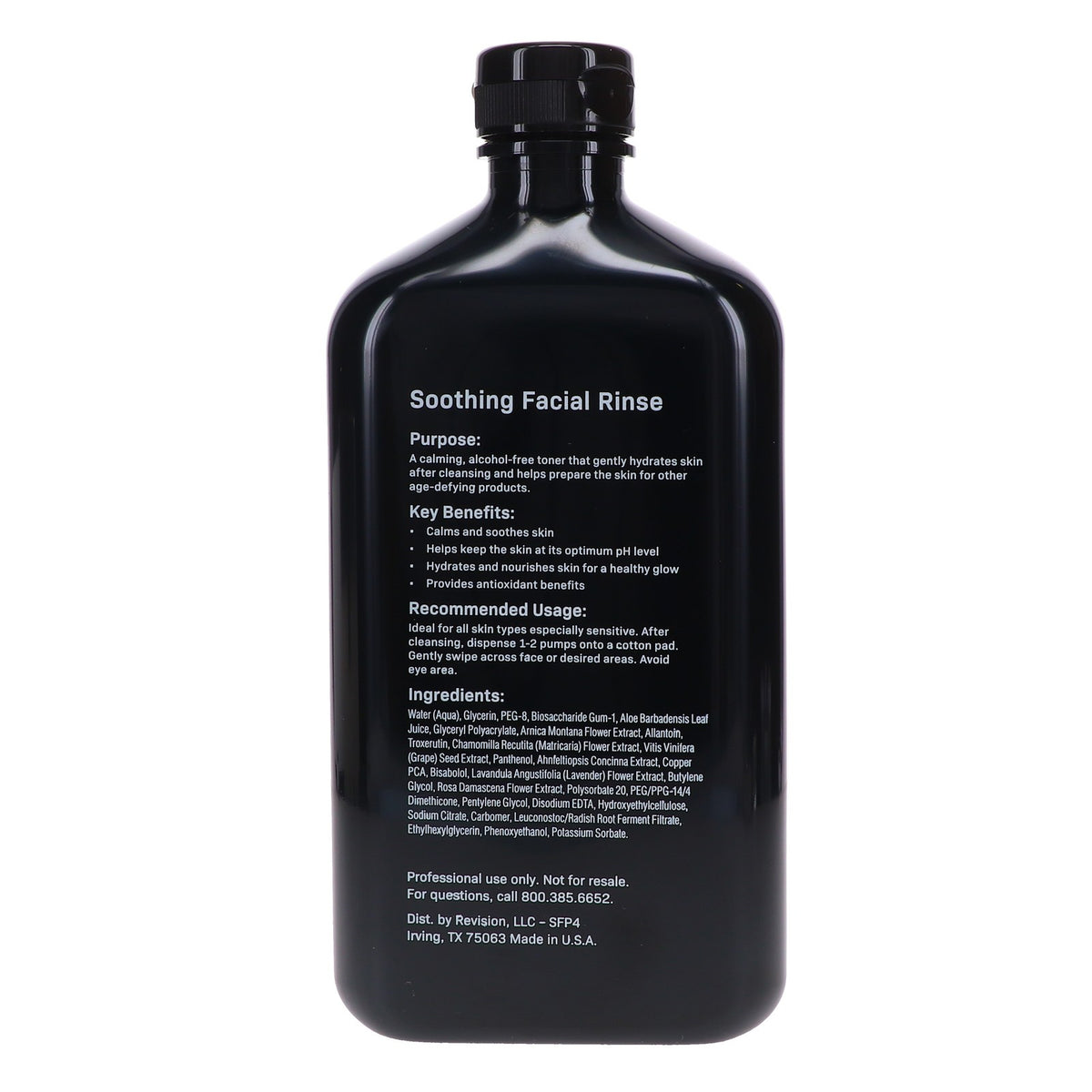 Soothing Facial Rinse - Hydrating Skin Care Solution, 16 oz