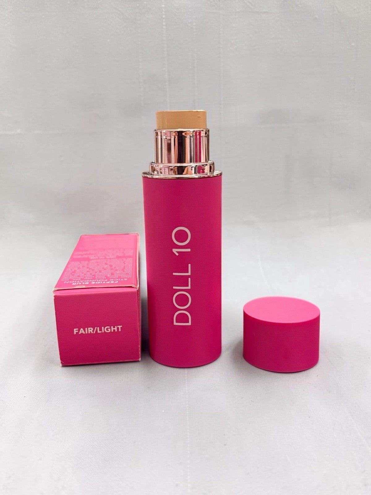 Doll 10 Peptide Blur Stick Foundation - Fair Light, Smooth Pores & Fine Lines