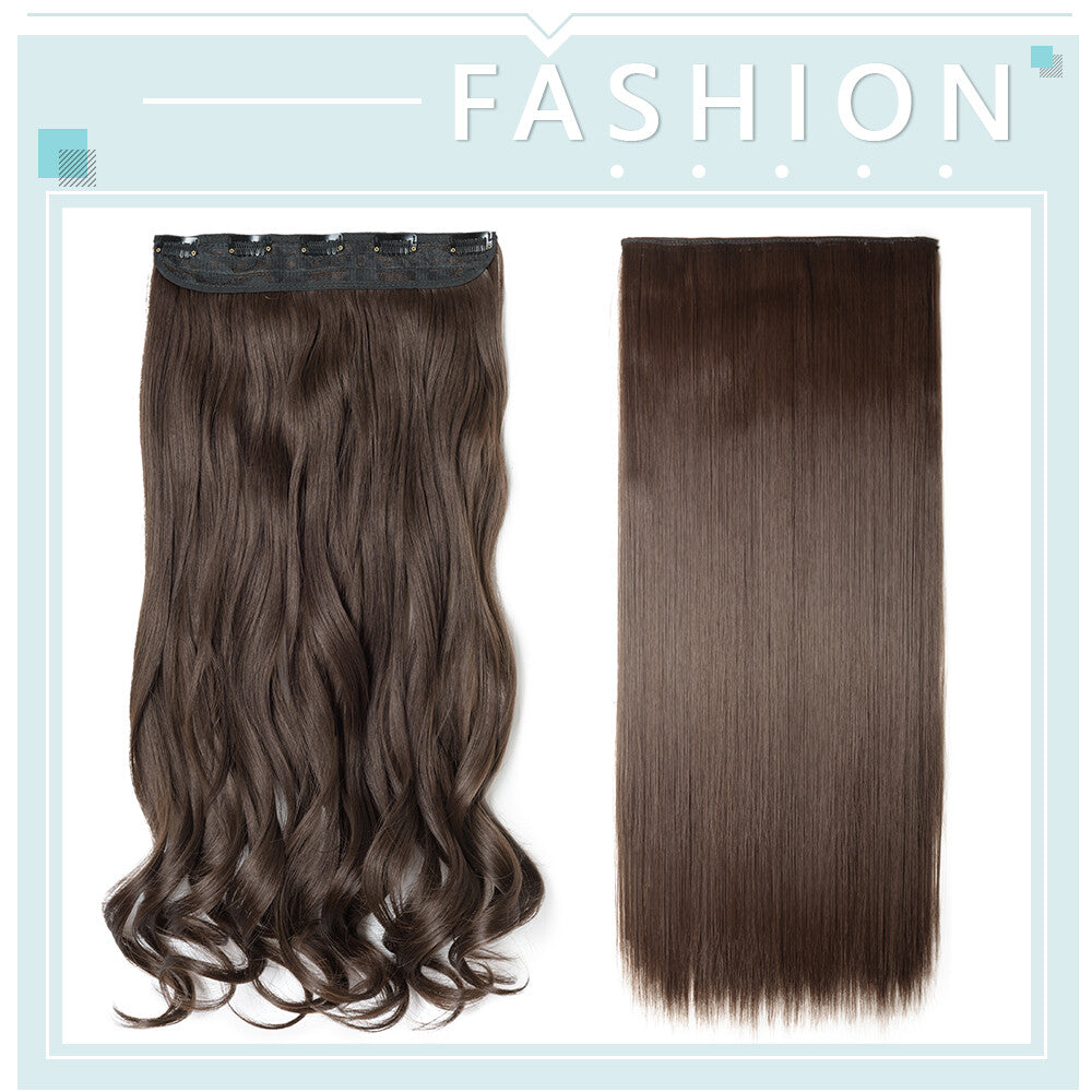 V-Shape & U-Part Clip-In Hair Extensions - Full Head Highlight, Multiple Lengths & Colors