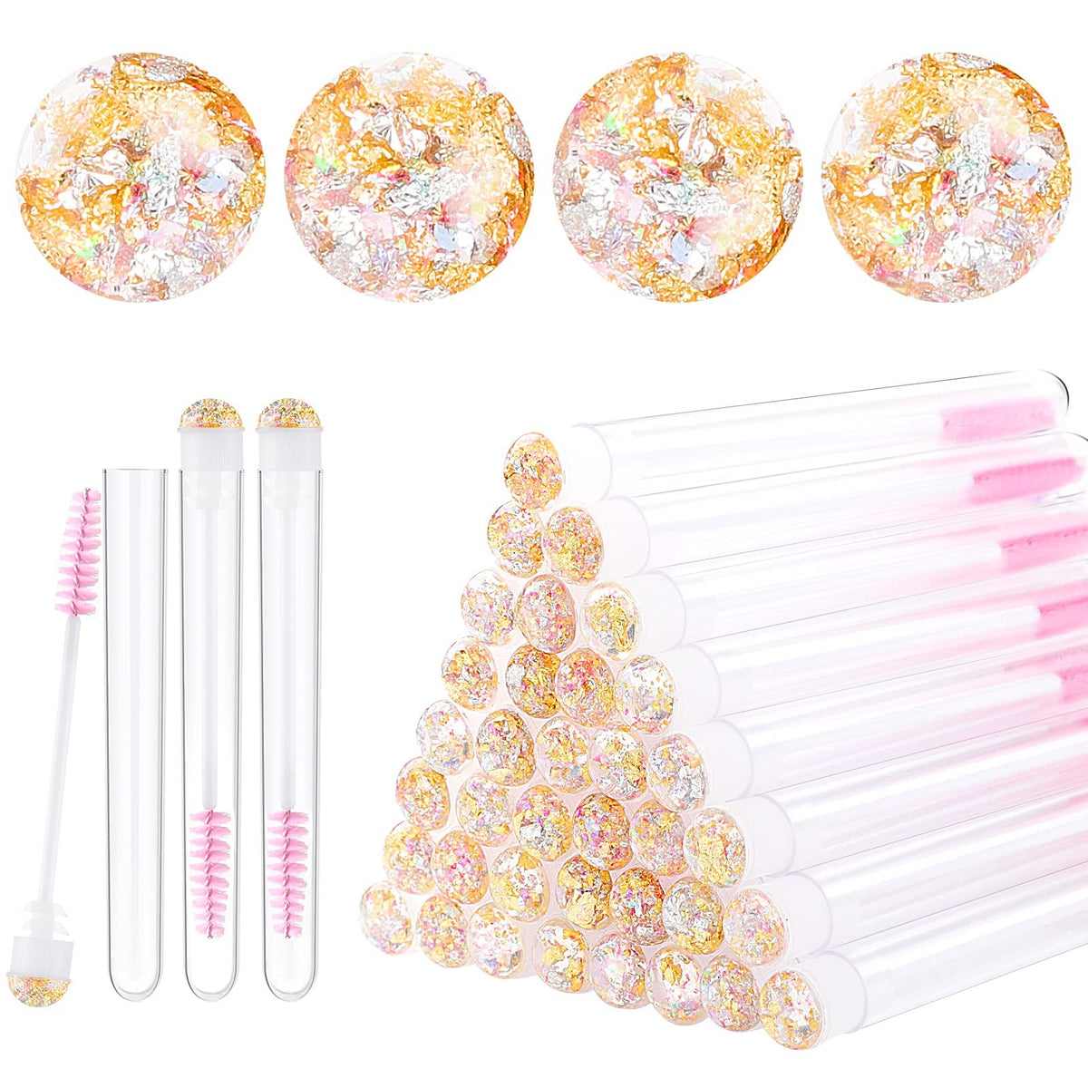 Disposable Eyelash Brush & Lash Wand Makeup Tool for Eyelash Extensions
