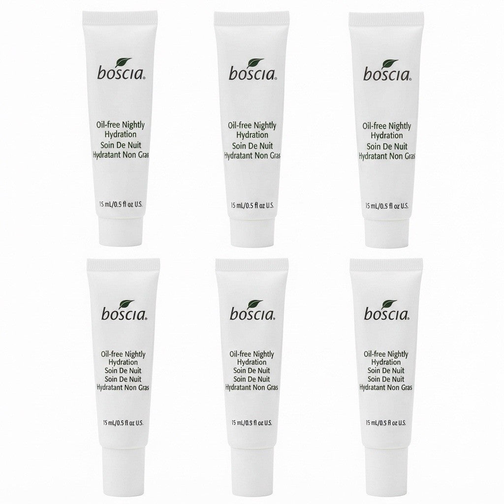 Boscia Oil-Free Nightly Hydration Serum Travel Size 6 Pack - 0.3 fl oz Each