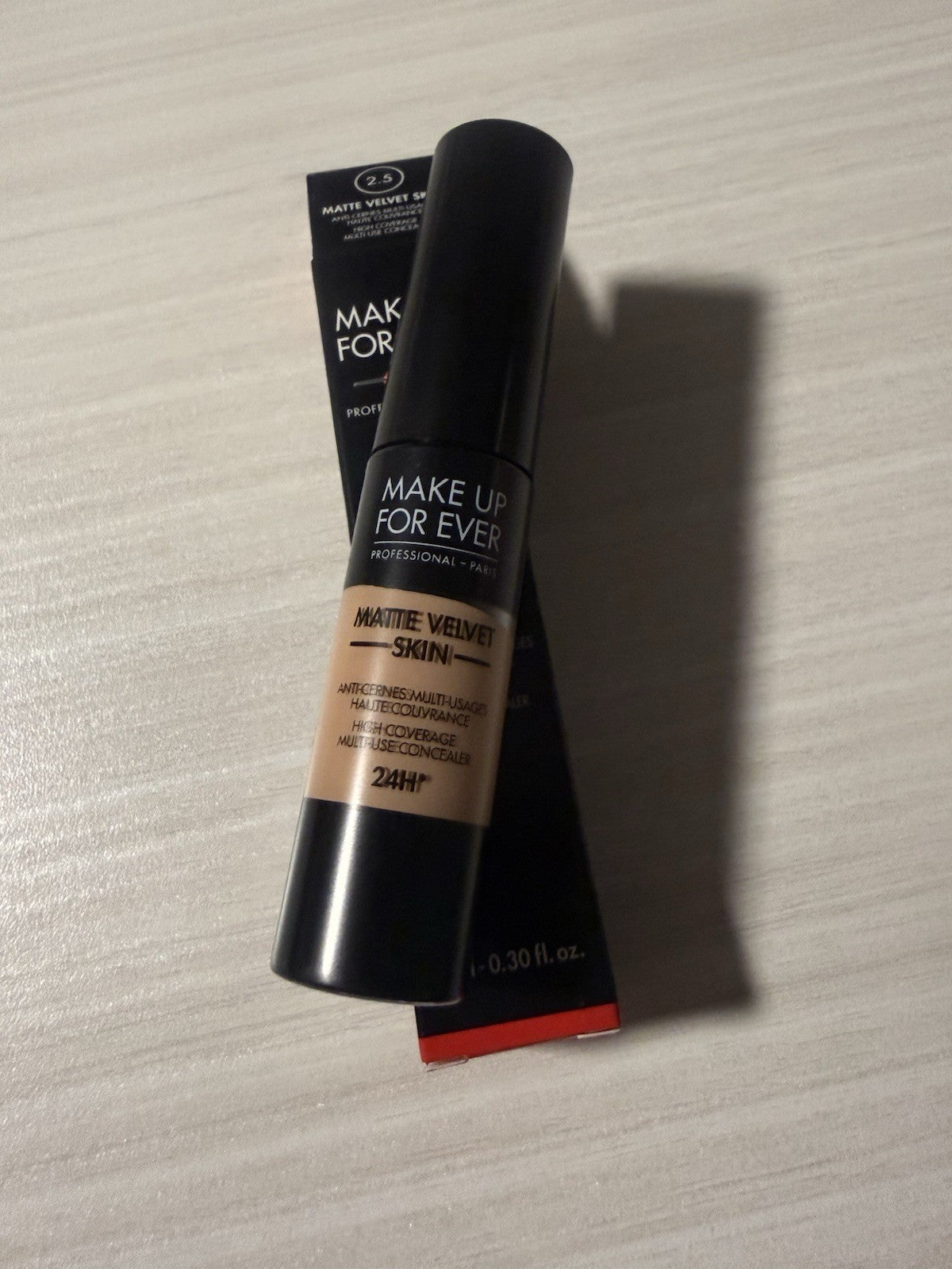 Make Up For Ever Matte Velvet Skin Concealer 2.5 Pink Beige Waterproof