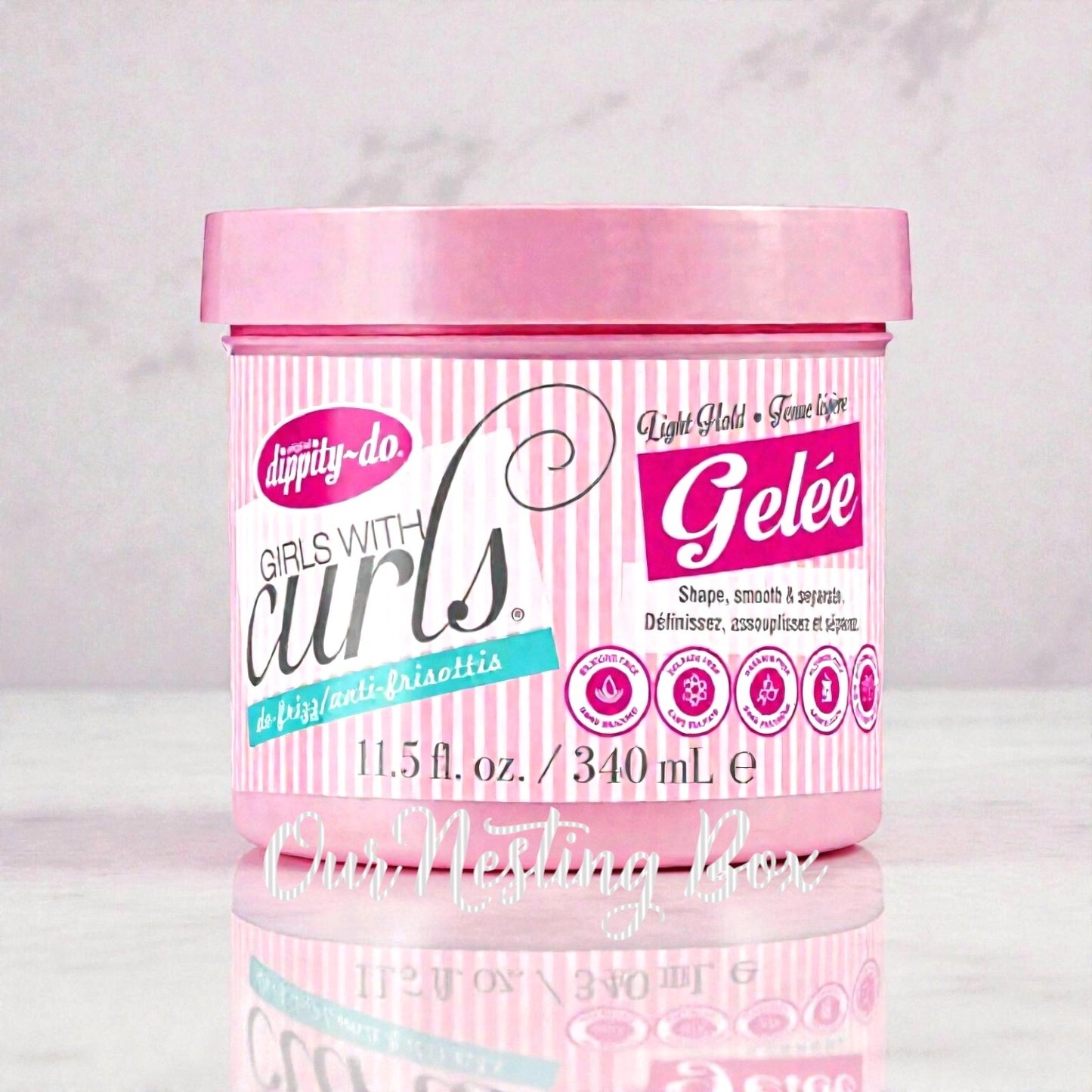 Girls with Curls De-Frizz Light Hold Hair Gel - 11.5 fl oz