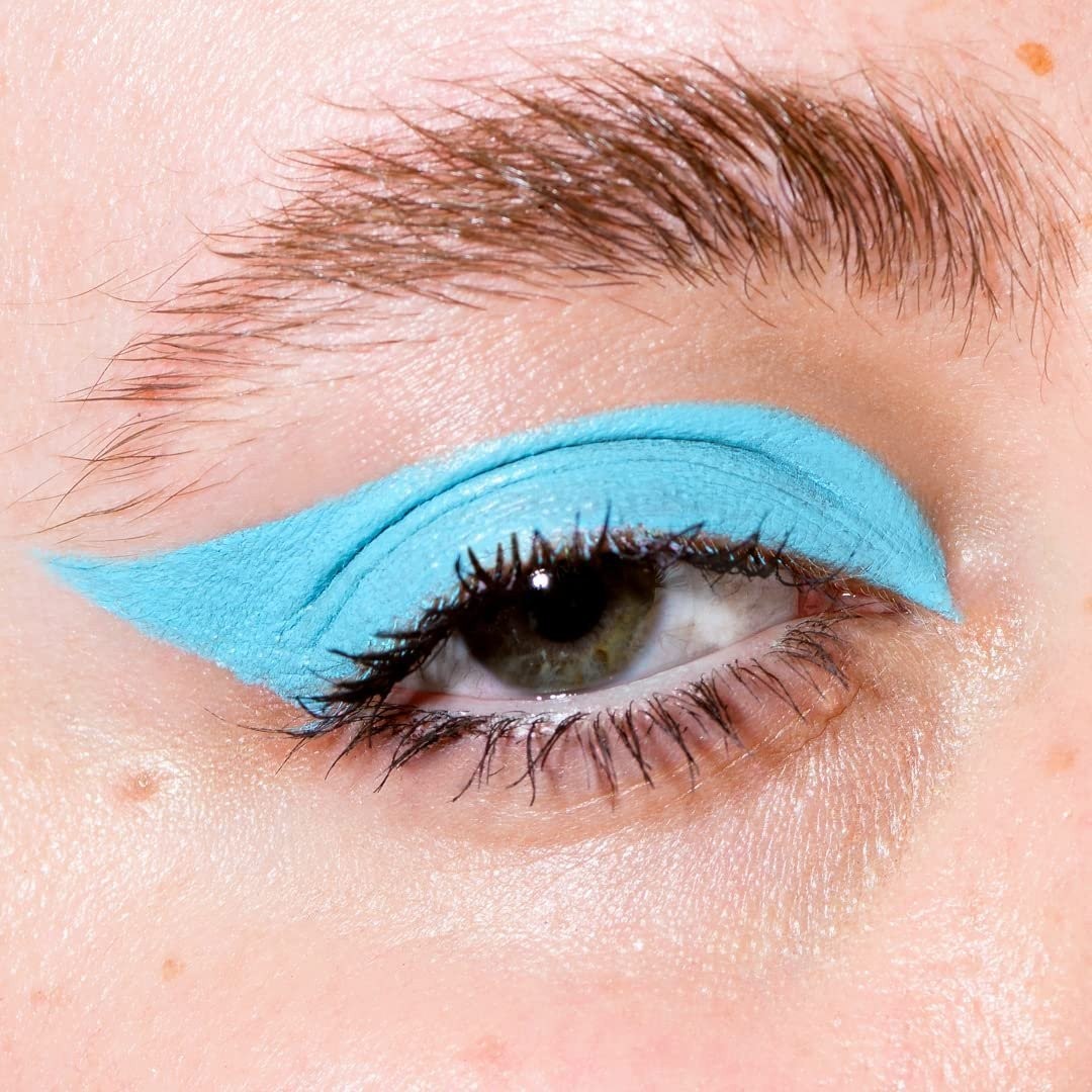 Waterproof Pastel Blue Eyeliner Pencil - Longwear, Smudge-Proof, Vegan