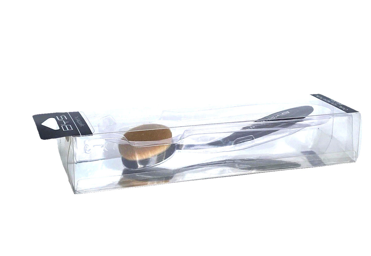 Oval Foundation Brush Synthetic Makeup Tool for Airbrushed Finish
