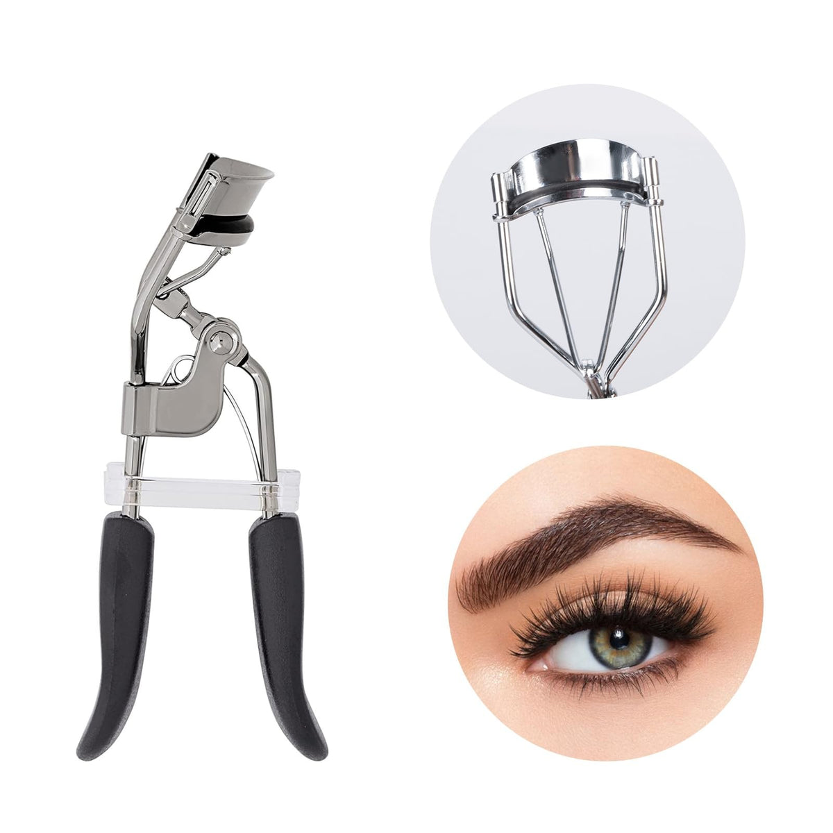 Eyelash Curler Refill Pads Silicone 24PCS Compatible with e.l.f. - Curved Lash Refills