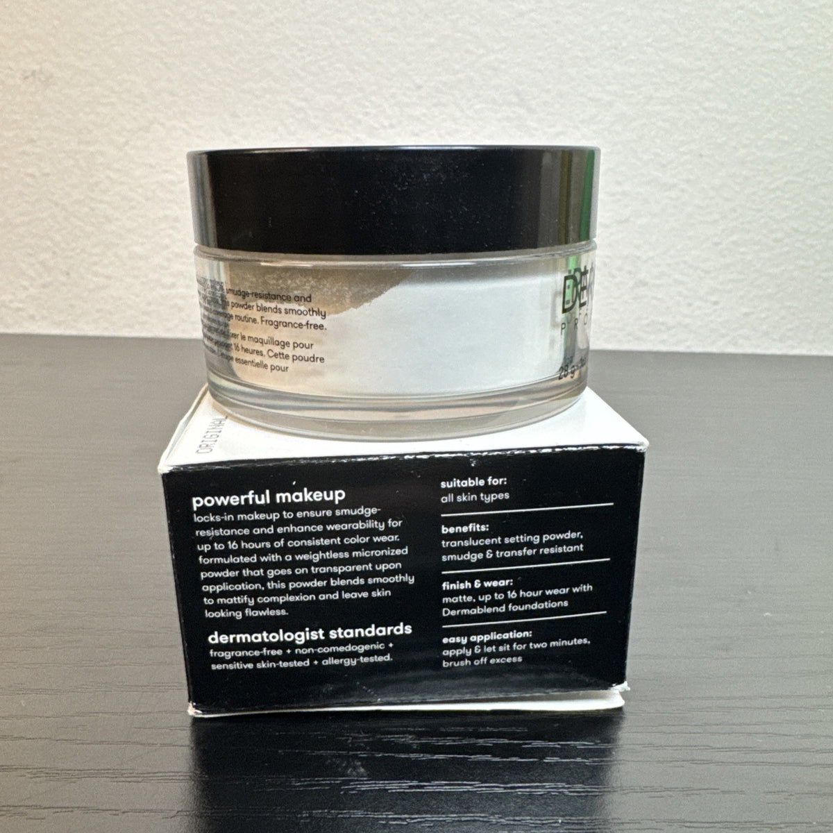Dermablend Loose Setting Powder for Face – Mattifying Shine Control