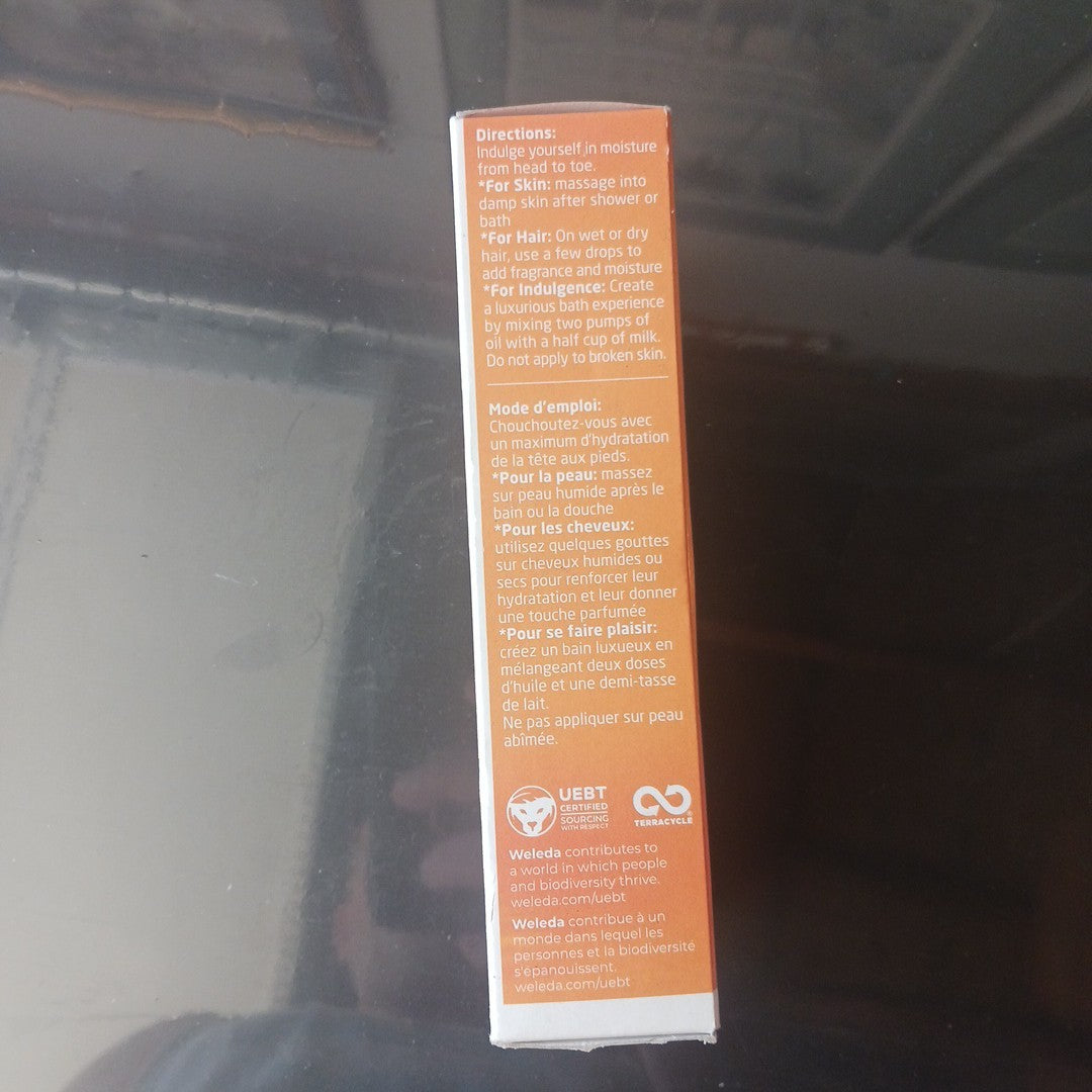 WELEDA Hydrating Body & Beauty Oil Sea Buckthorn Extracts 100 ml 3.4