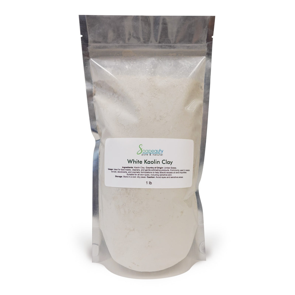 White Kaolin Clay Powder - Natural Cosmetic Grade
