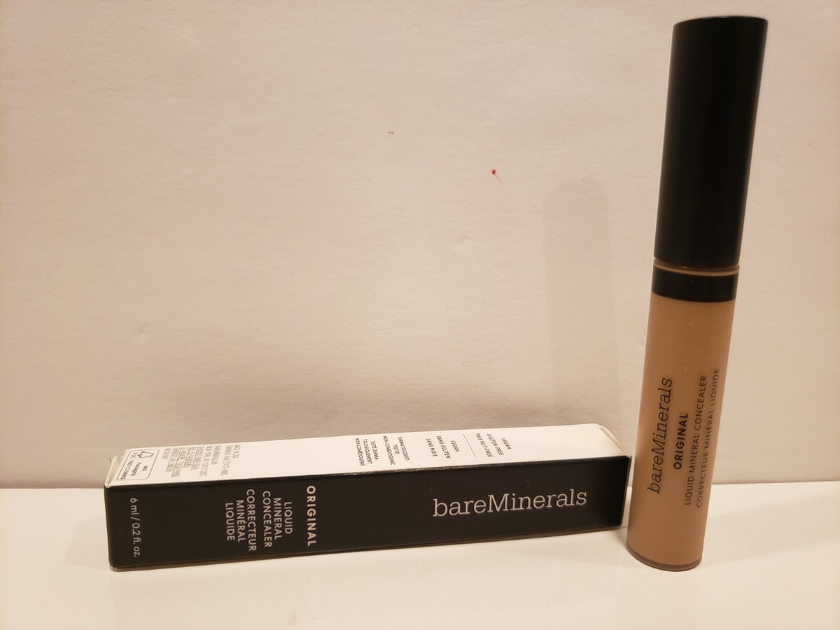 Bare Minerals Liquid Mineral Concealer MED/TAN 3.5N - New In Box