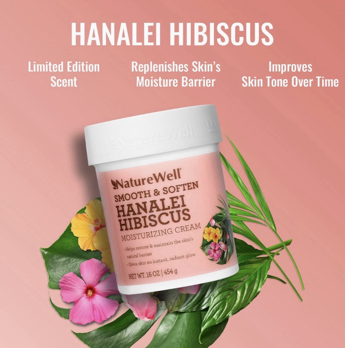 Hibiscus Moisturizing Body Cream - 4-Pack (16 oz)