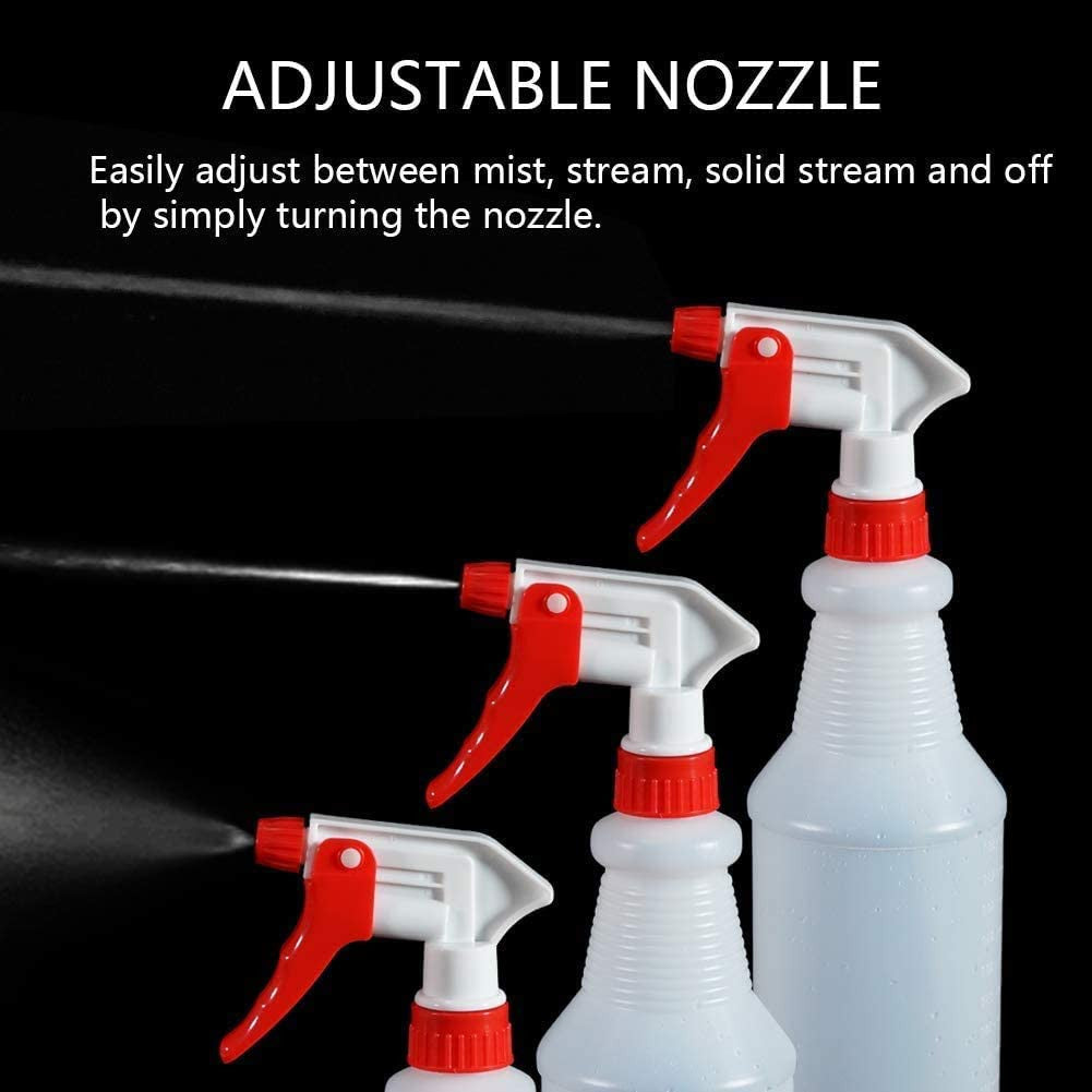 Heavy Duty Plastic Spray Bottle Nozzle Replacement Leak-Proof Sprayer