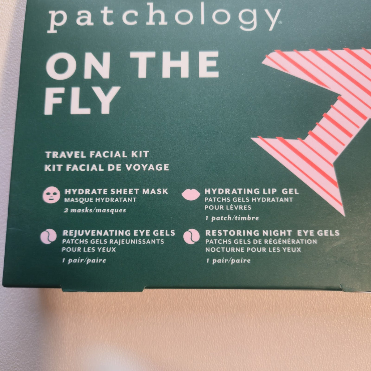 Travel Facial Kit - On The Fly Skin Care Set for Great Bon Voyage Gift