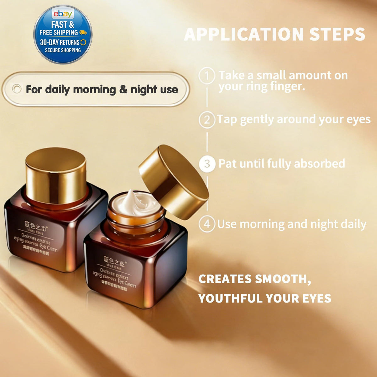 Anti-Aging Eye Cream for Dark Circles & Puffiness - 0.68 Fl Oz
