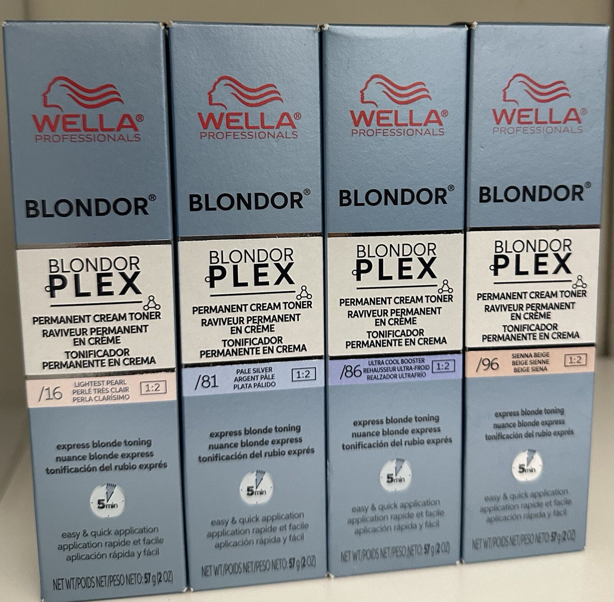 Permanent Cream Hair Toner 2 oz - Multiple Shades