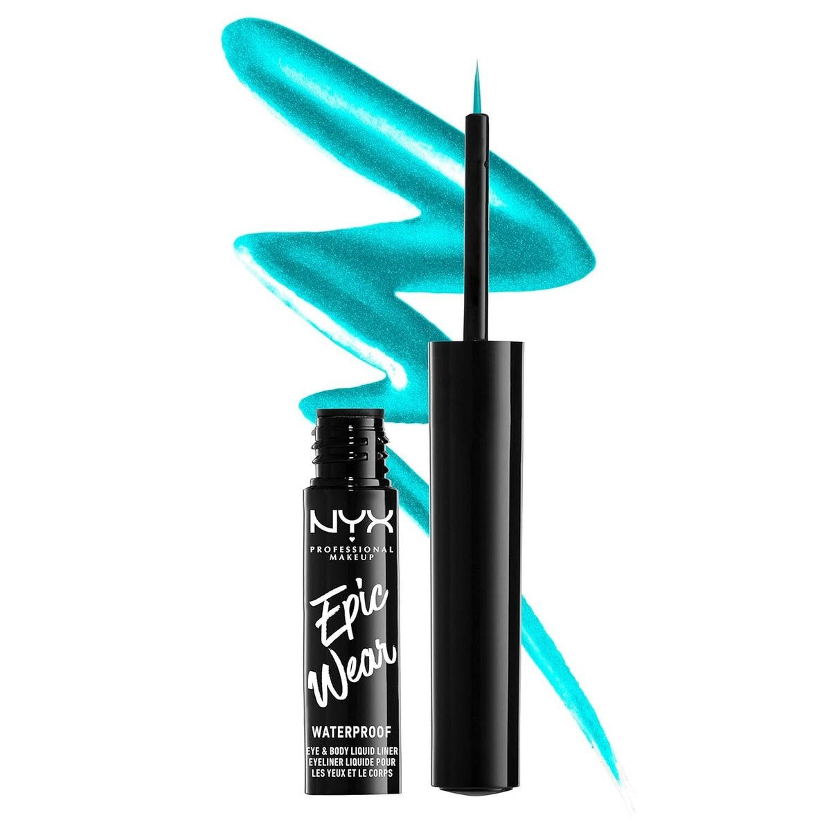 Waterproof Liquid Eyeliner for Face & Body - Long-Lasting & Highly Pigmented