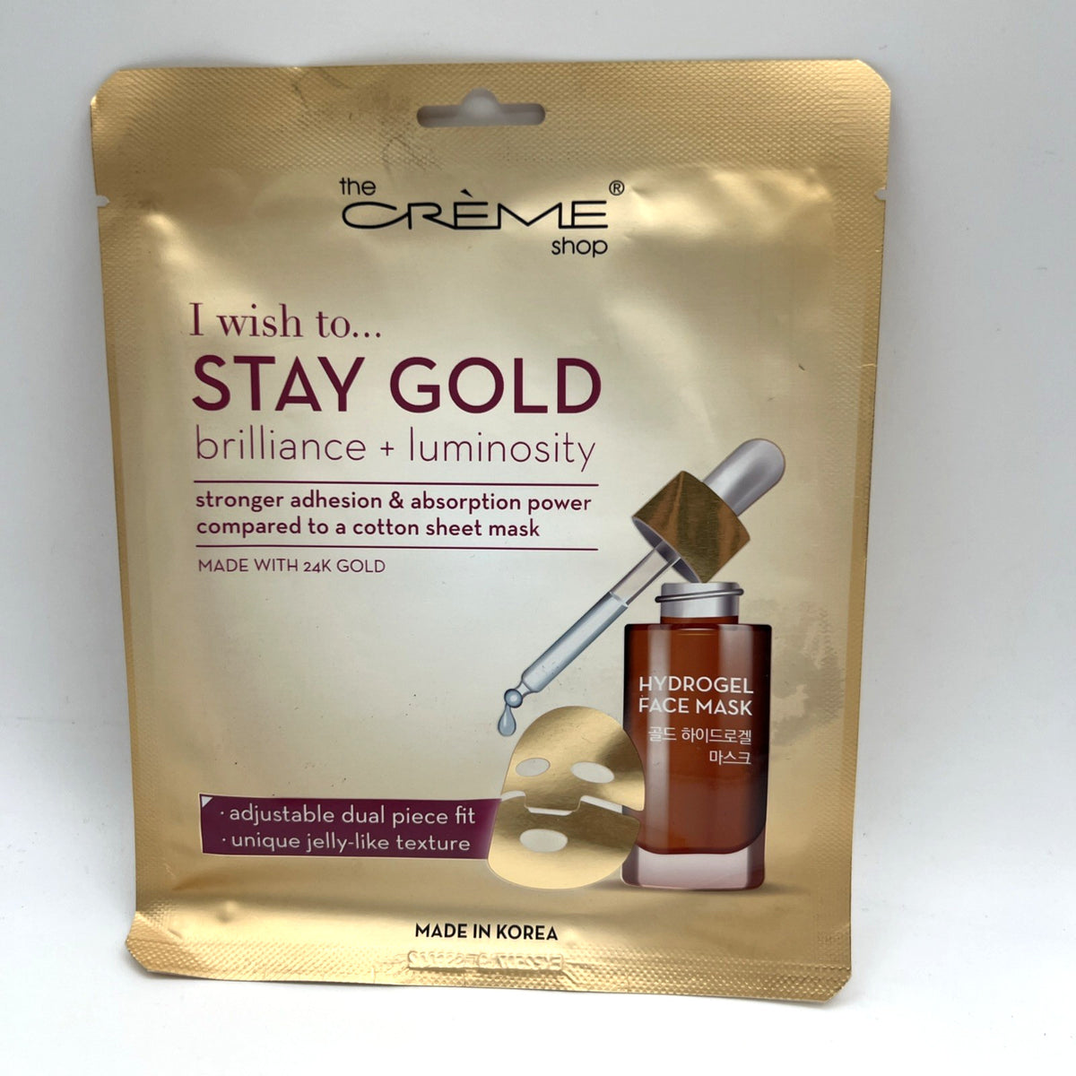 24K Gold Face Mask - The Crème Shop Stay Gold