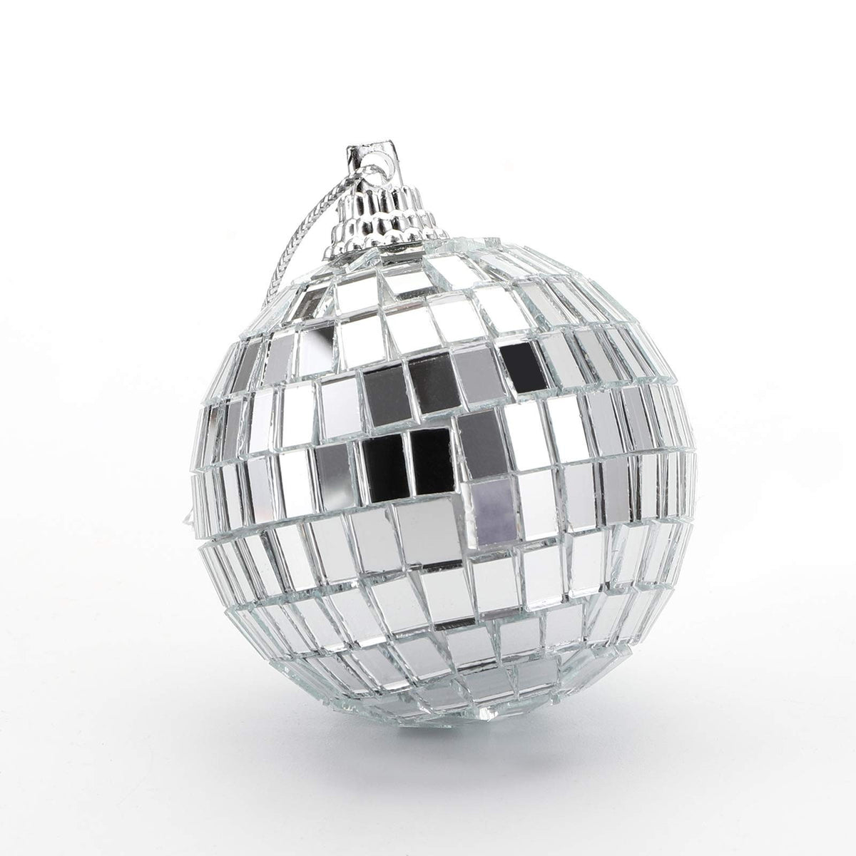 40 Pack 2-Inch Silver Disco Mirror Balls for Parties & Decorations