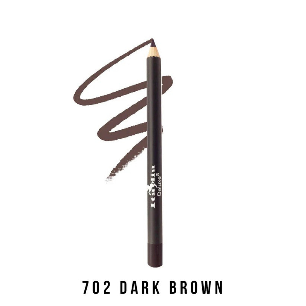 12-Piece Brown Lip & Eyeliner Set - Long Lasting Ultra Fine Pencils