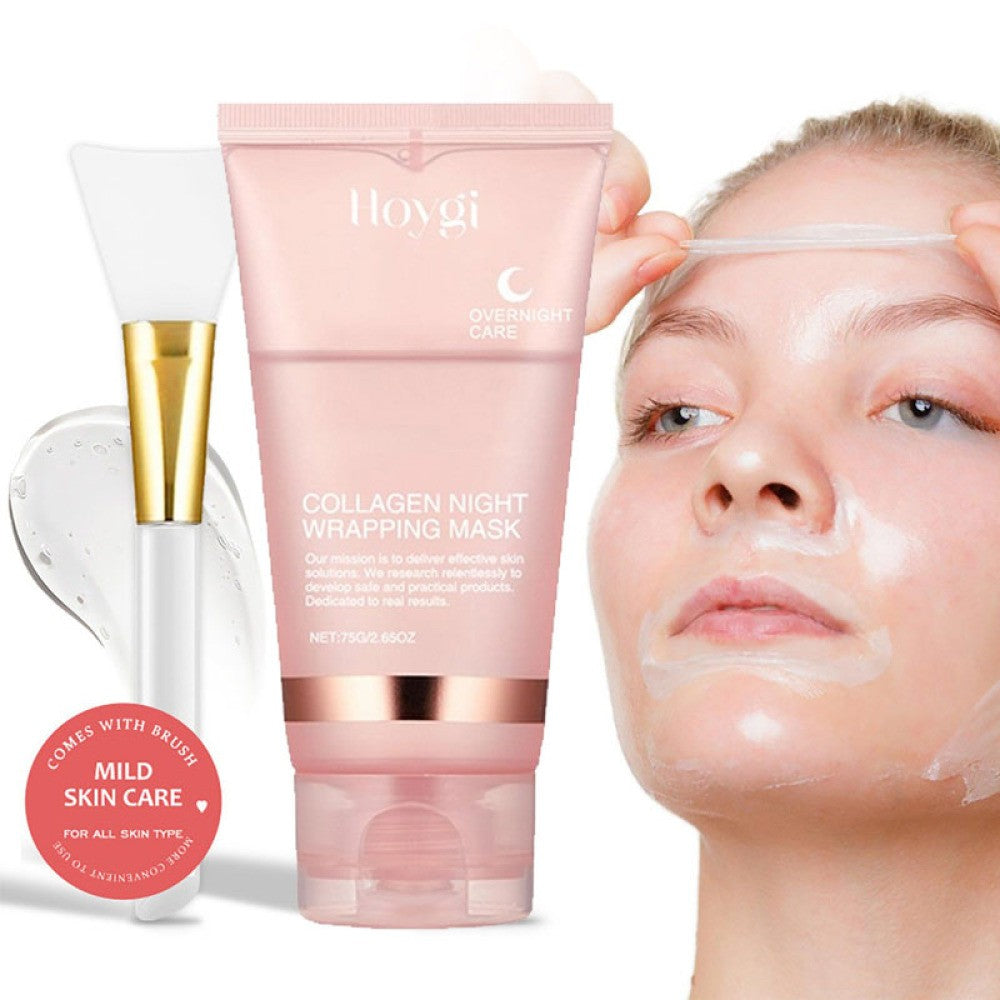 Collagen Night Wrapping Mask - Peel Off Facial Mask, 2 Pack