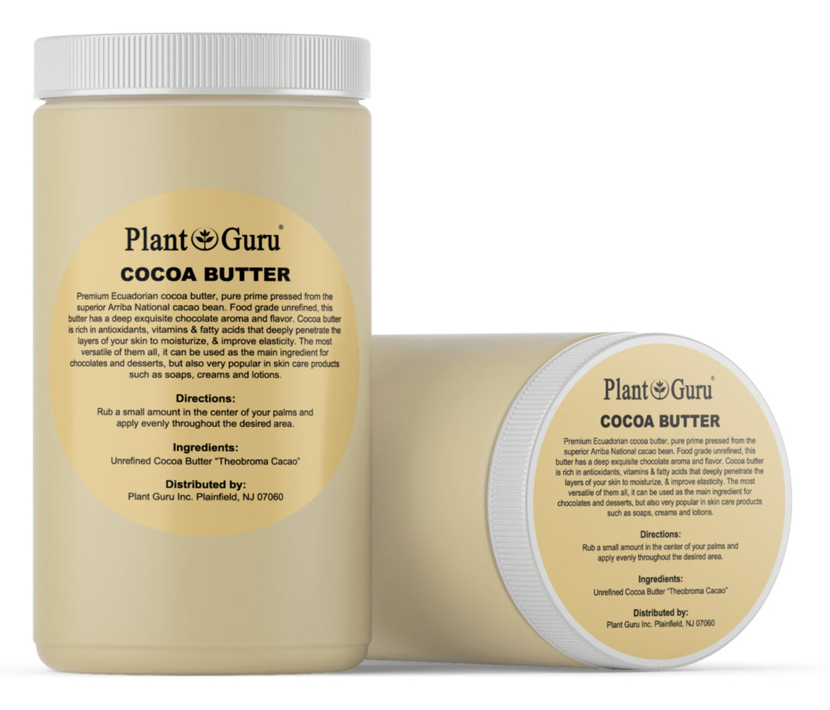 Raw Cocoa Butter 32 oz. 100% Pure Organic Unrefined FOOD GRADE Cacao