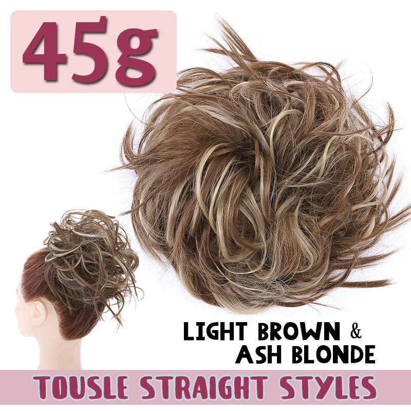 Thick Large Messy Bun Hair Piece Scrunchie Updo Wrap Hair Extensions