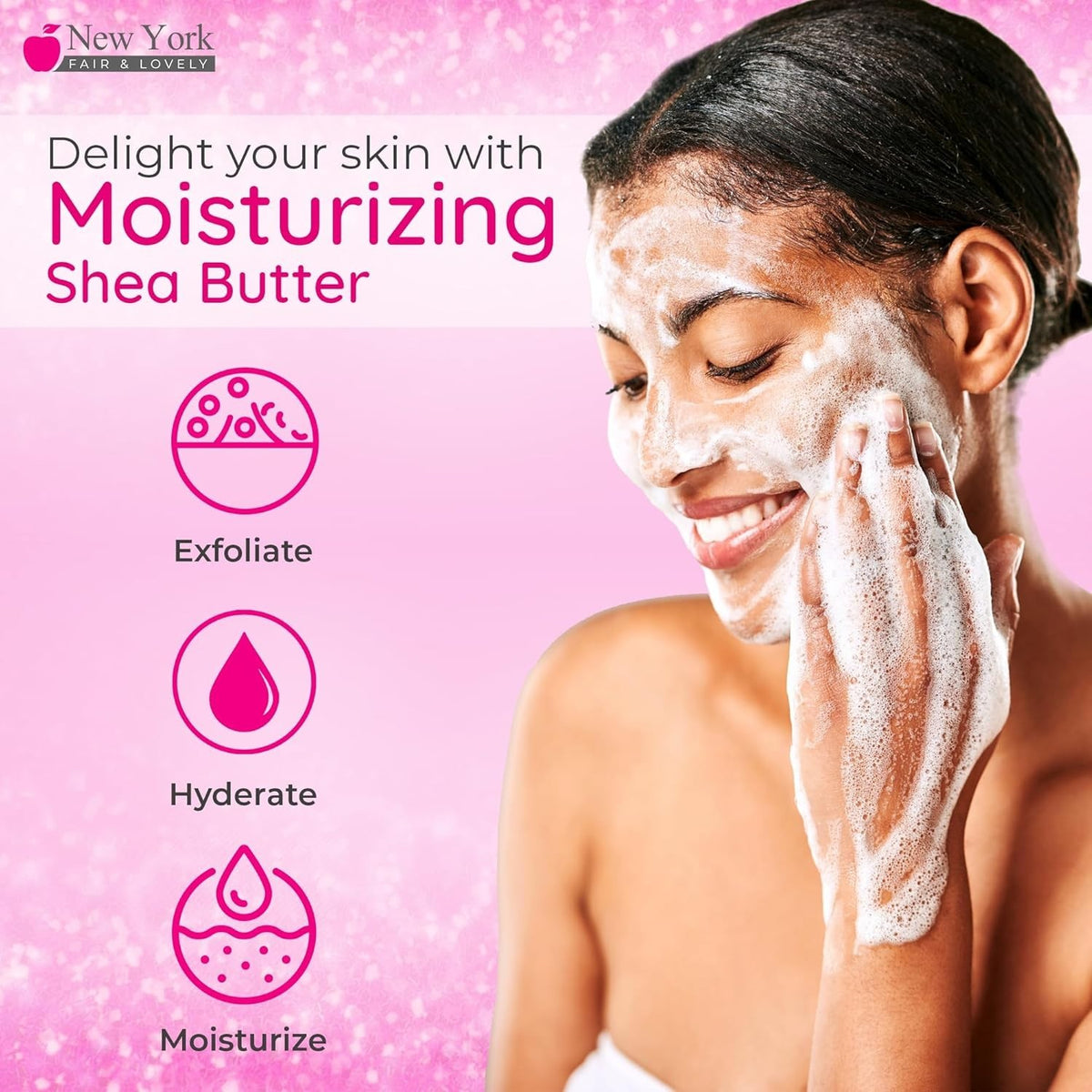 New York Fair & Lovely Exfoliating Soap 7 oz