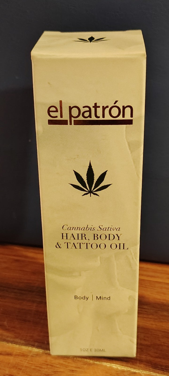 El Patron Hair, Body & Tattoo Oil 1oz - Nourishing Skin & Hair Treatment