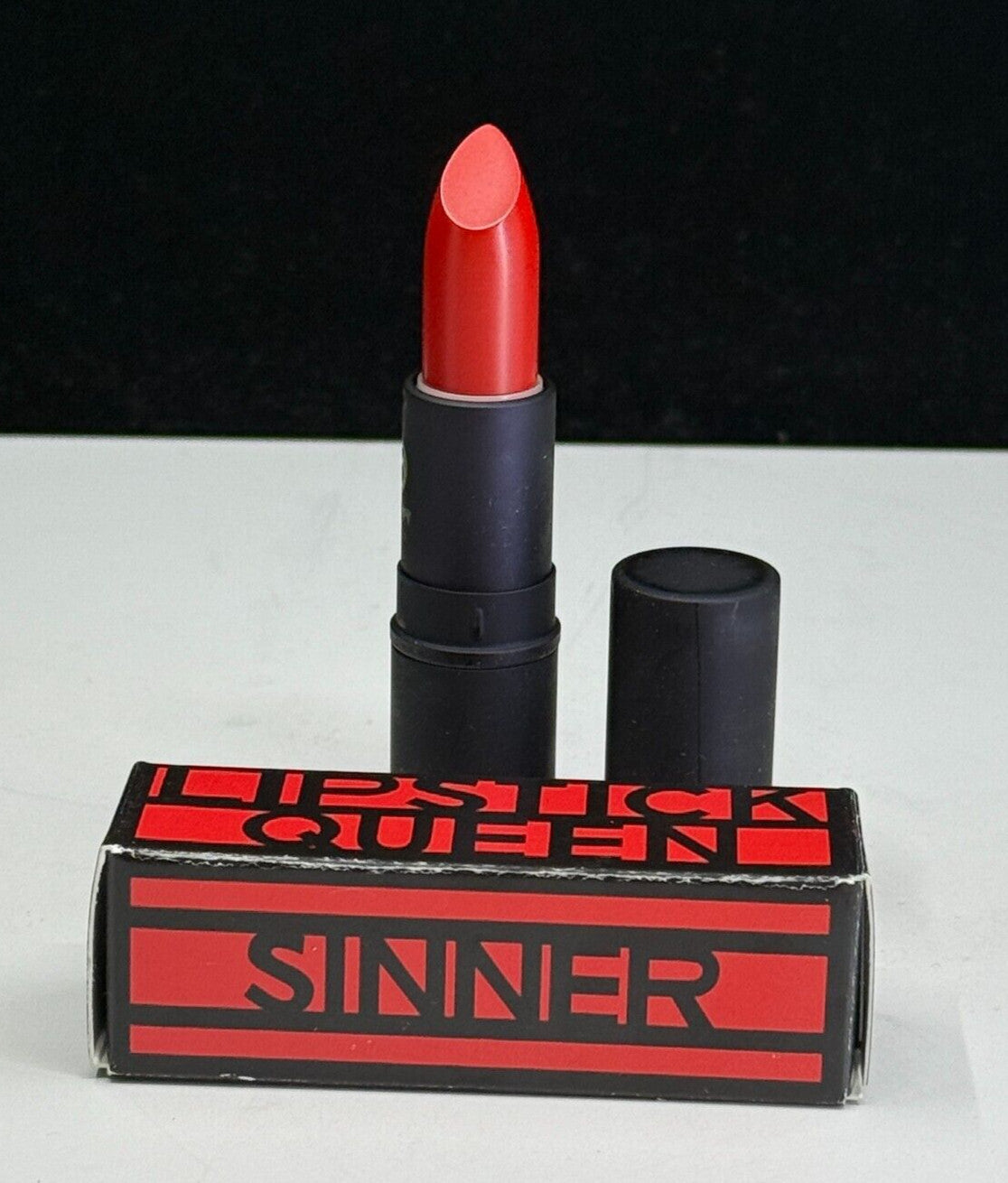 Lipstick Queen Sinner Fire Red Lipstick 0.12 oz New In Box
