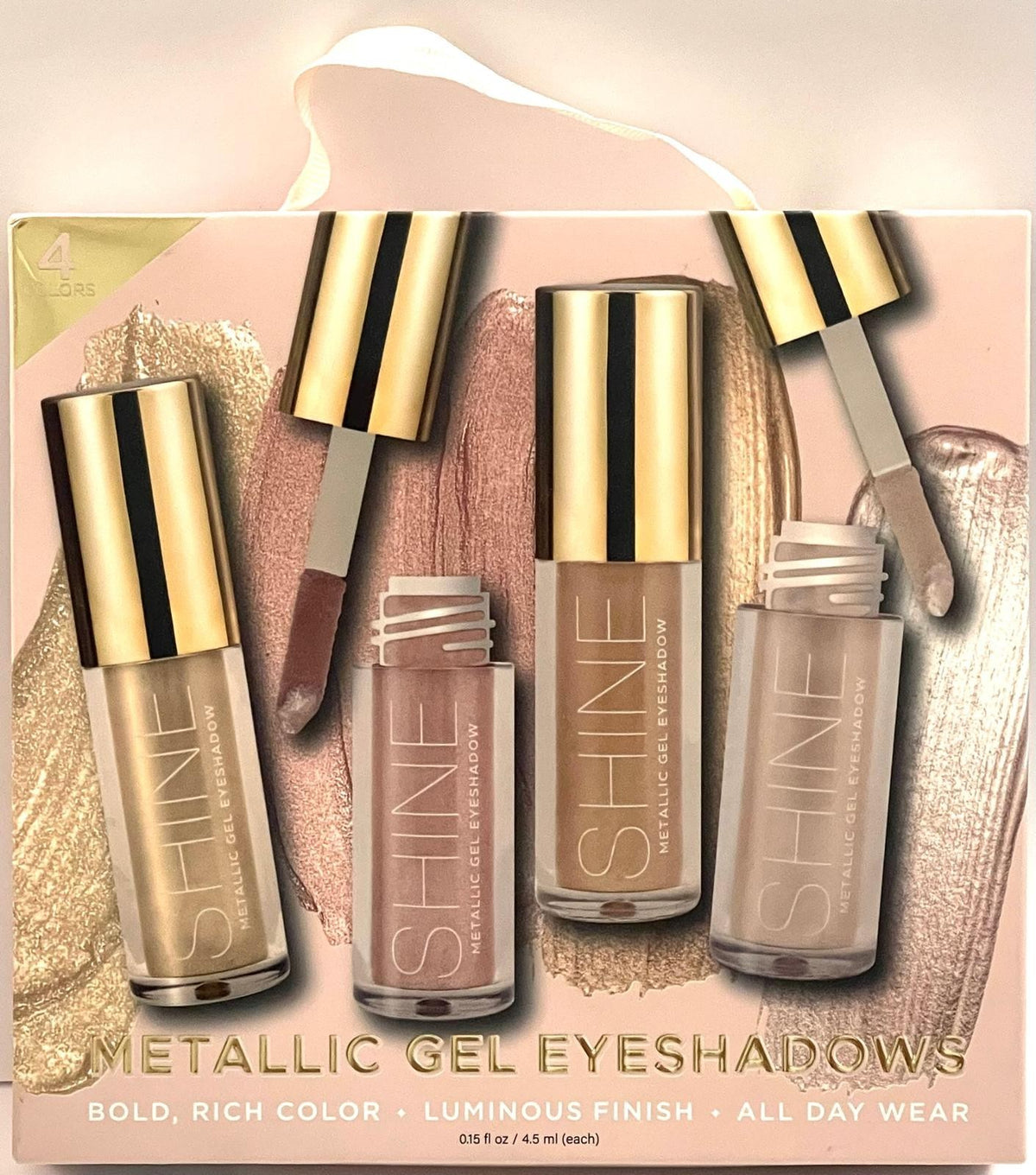 Metallic Gel Eyeshadows - Vibrant Color, Luminous Finish, All Day Wear