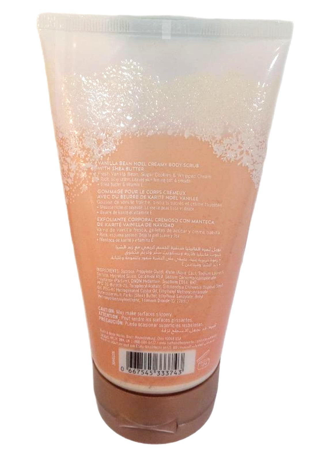 Bath And Body Works Creamy Scrub Vanilla Bean Noel 8 Oz Exfoliating