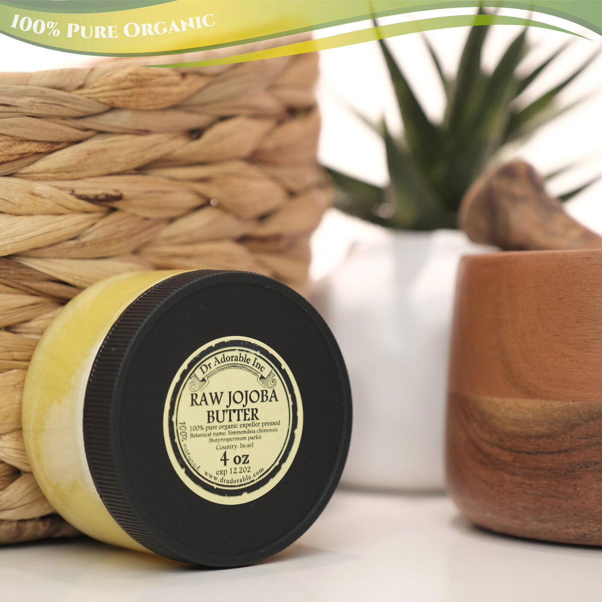 Organic Jojoba Butter Cold Pressed Natural