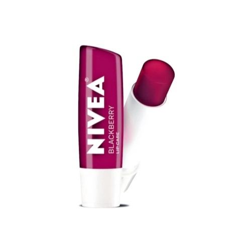 Nivea Blackberry Tinted Lip Balm Pack of 6 - Hydrating Lip Care with Shea & Jojoba