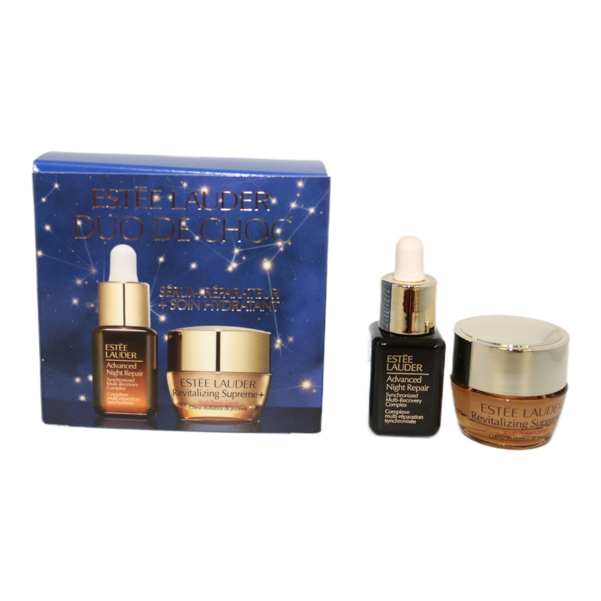 Estee Lauder Night Repair Serum & Moisturizer Mini Set - 7ml Each