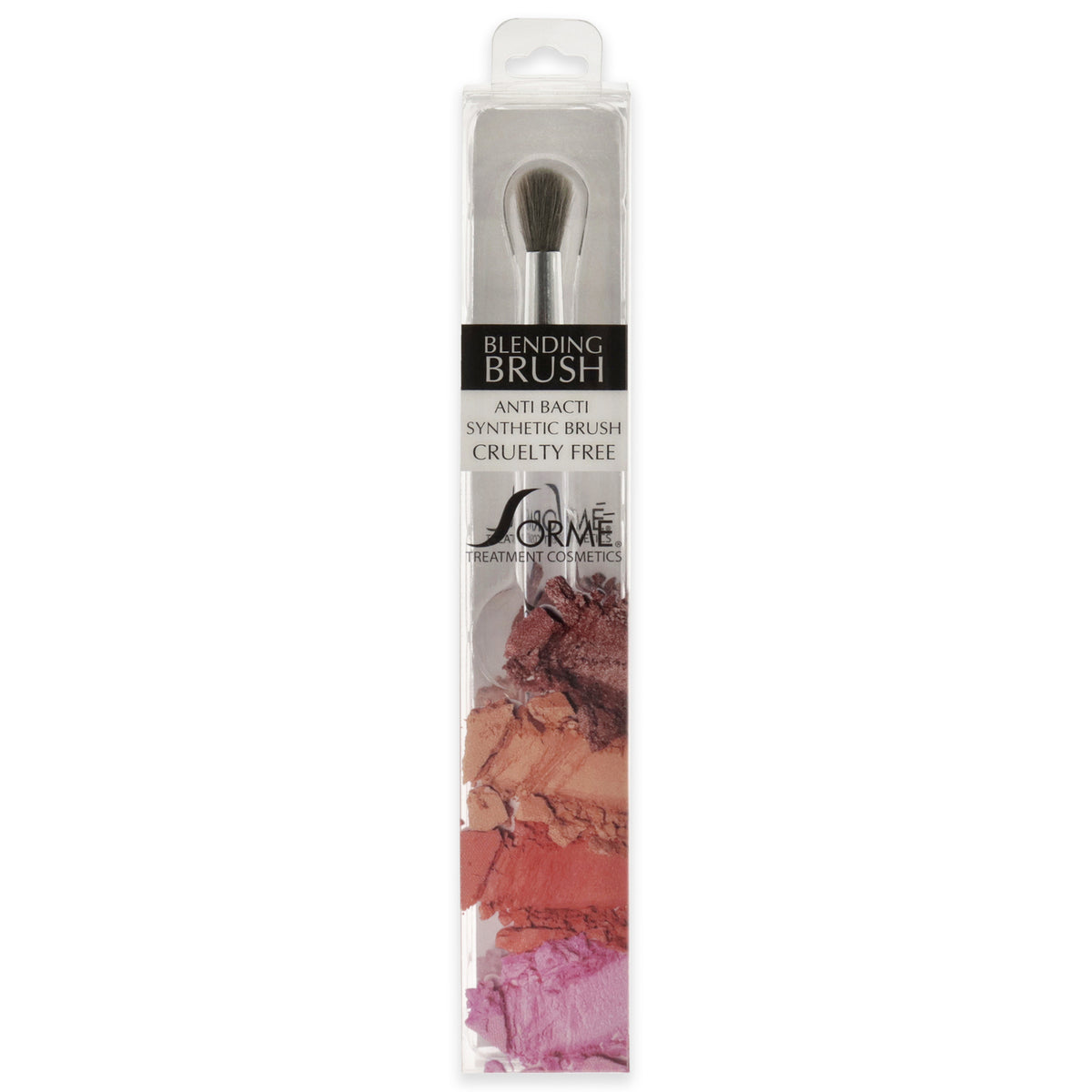 Professional Blending Brush for Makeup - Anti-Microbial Charcoal Infused