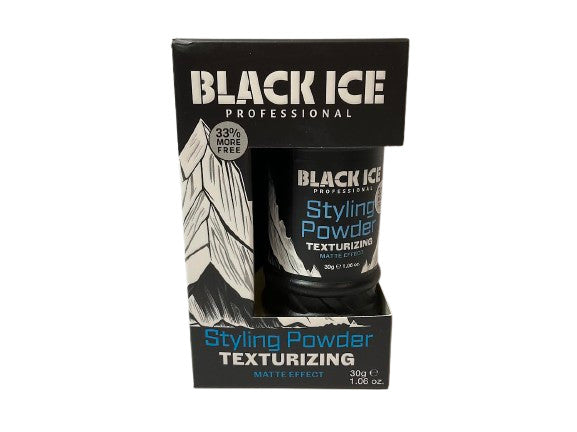 Black Ice Styling Powder Light Hold & Texturizing Hair Powder 30g