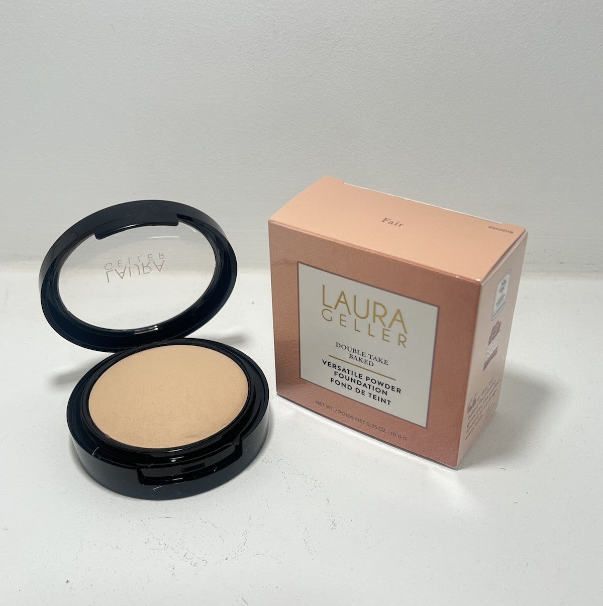 Laura Geller Double Take Baked Foundation FAIR 0.35oz Face Makeup