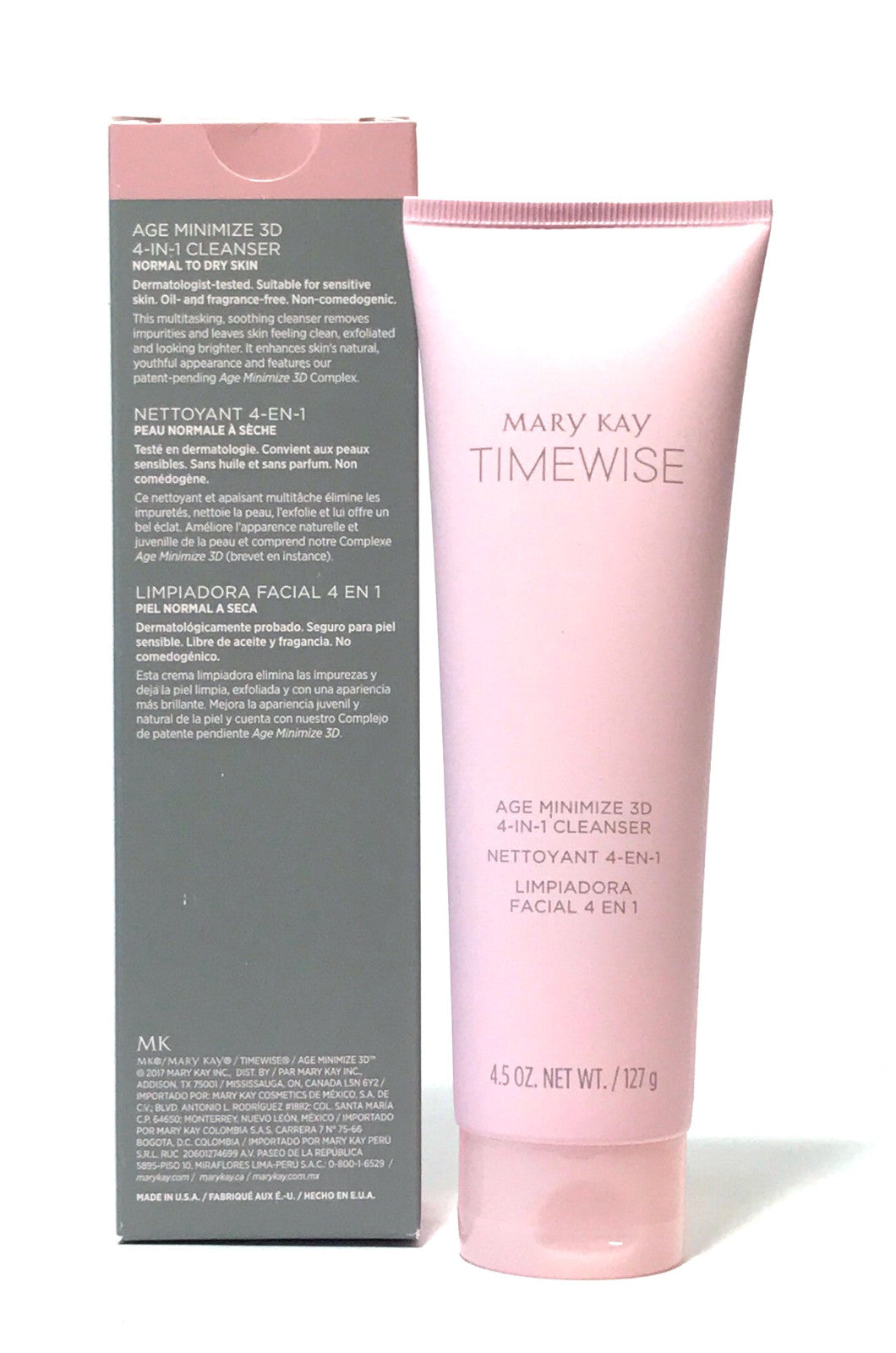 Mary Kay Timewise Age Minimize 3D 4-in-1 Facial Cleanser - Normal to Dry, 4.5 oz