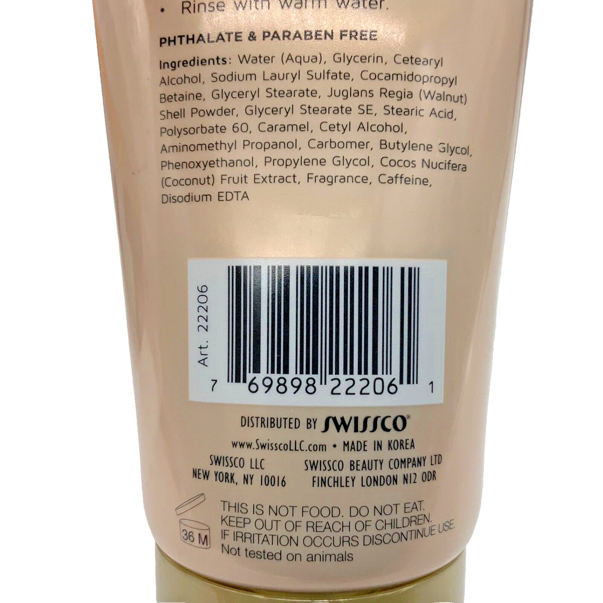Precision Beauty Coffee+Coconut Face Scrub Sealed 5.75oz