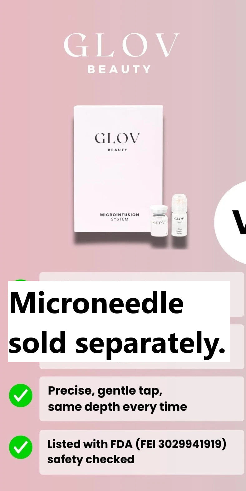 NoBox GLOV Anti-Aging Serum for Face and Lips - 4 Vials