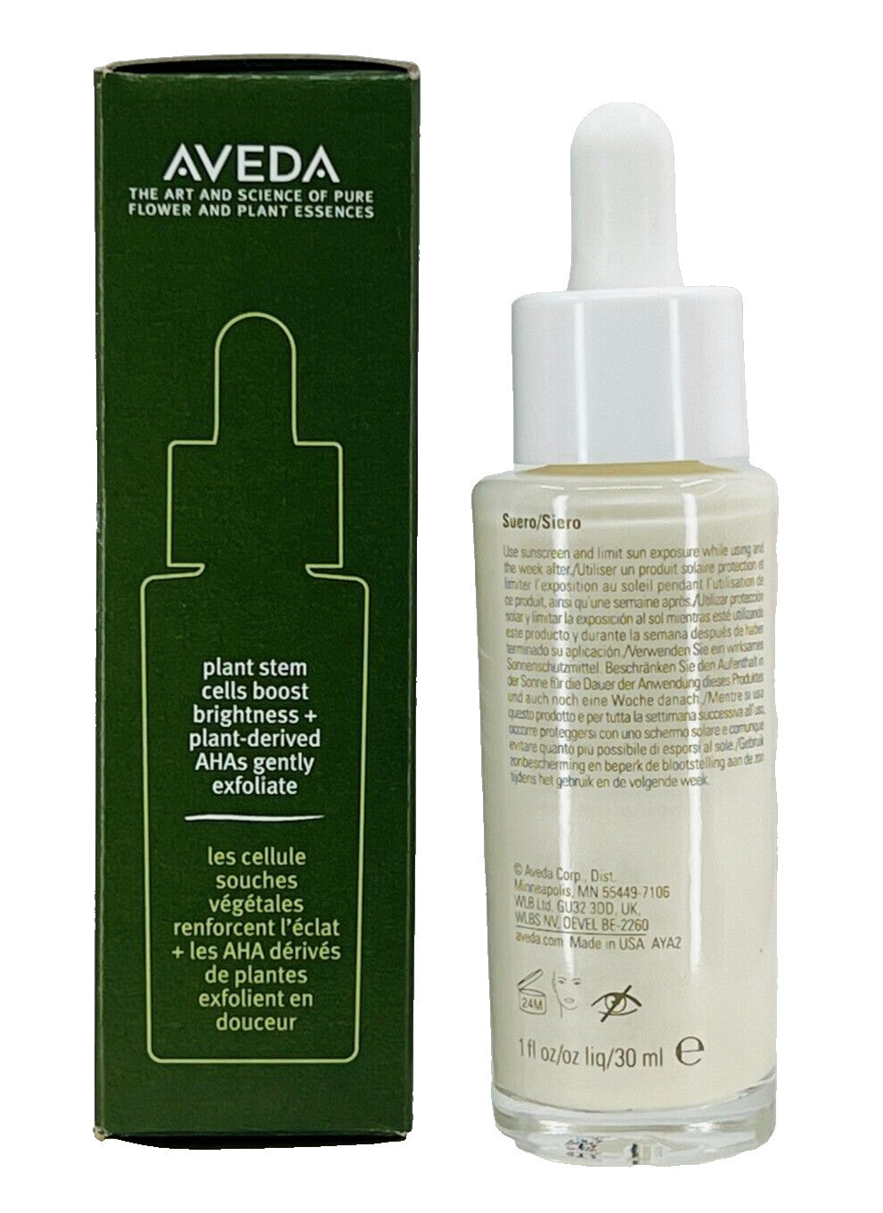 Face Serum with Botanical Luminescence and Alpha Hydroxy - 1oz