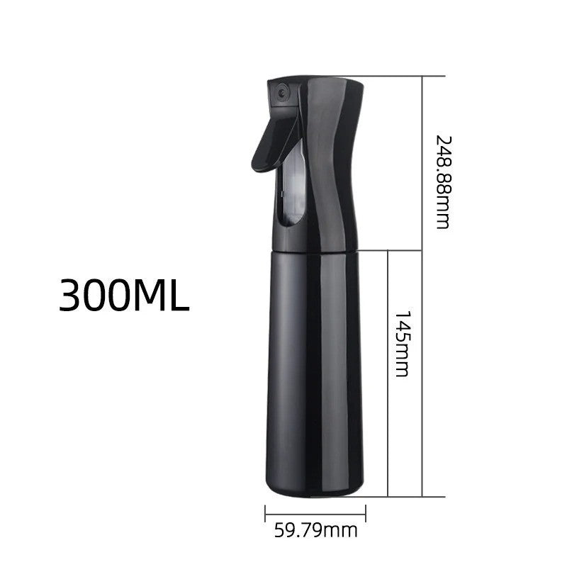 Professional Continuous Mist Spray Bottle 200ml for Hair, Plants & Salon Use