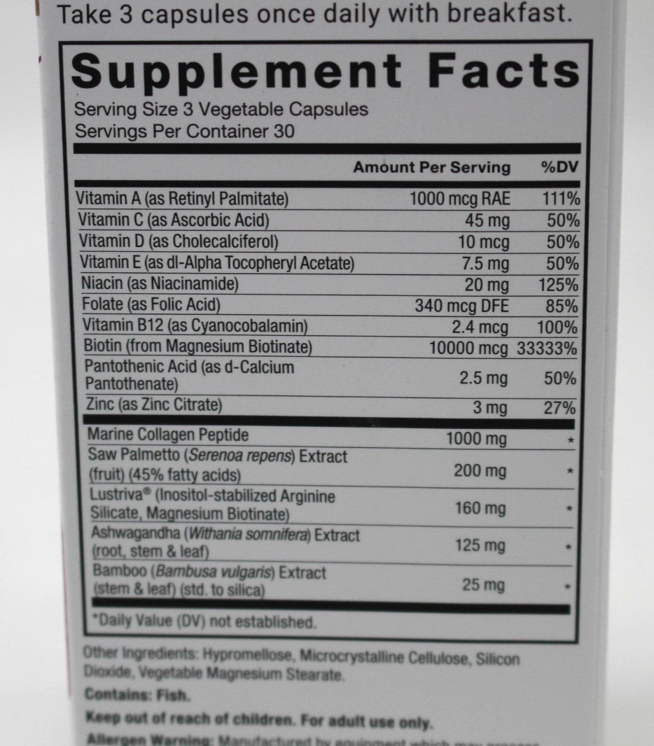 Hair Growth Accelerator With Lustriva 90 Capsules
