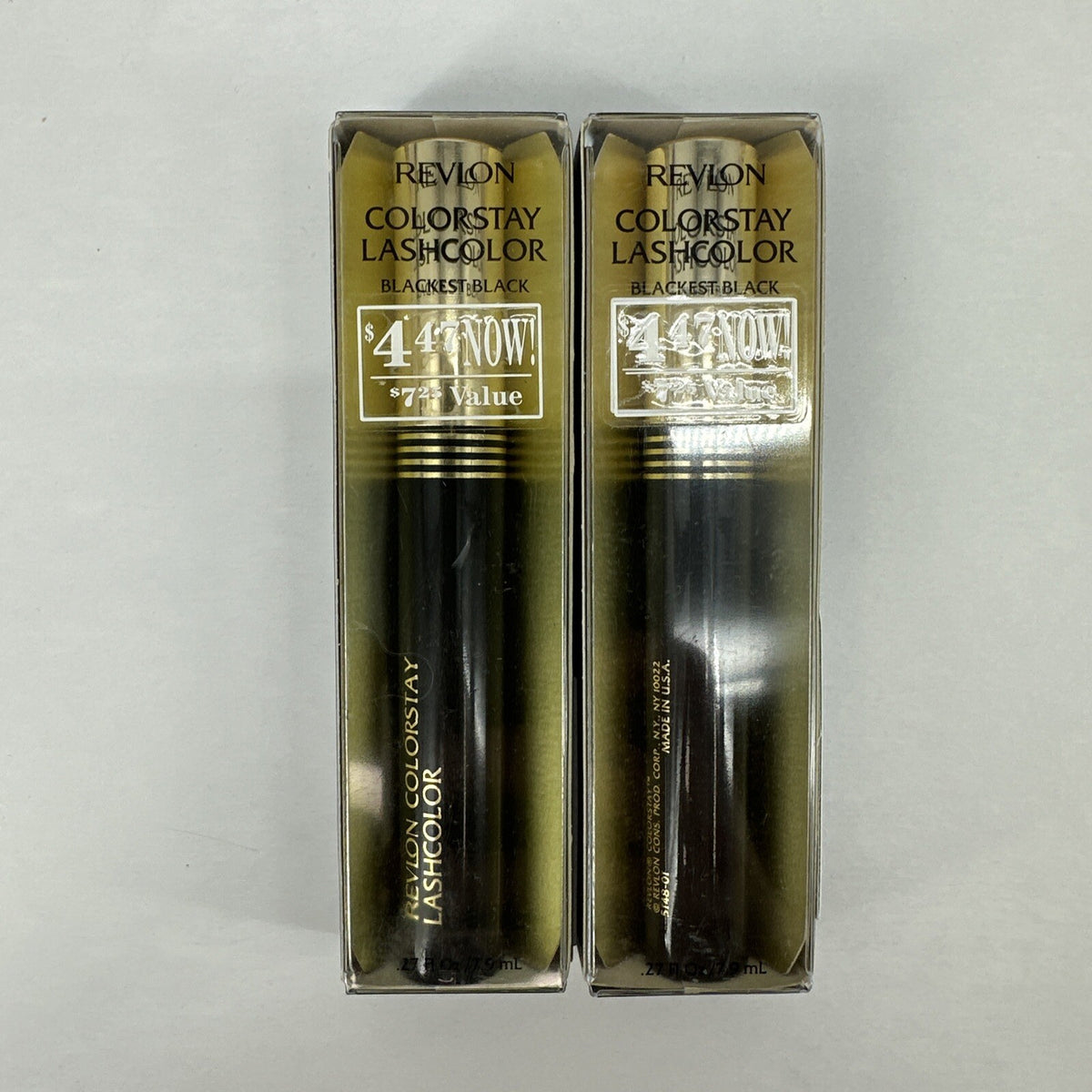 Revlon Colorstay Lashcolor Mascara Blackest Black 2-Pack - New in Box