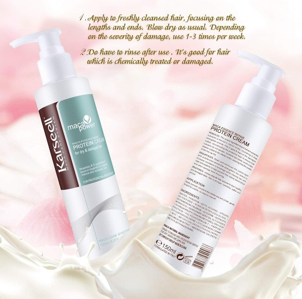 Karseell Collagen Protein Hair Mask - Damaged Hair Repair & Heat Protector
