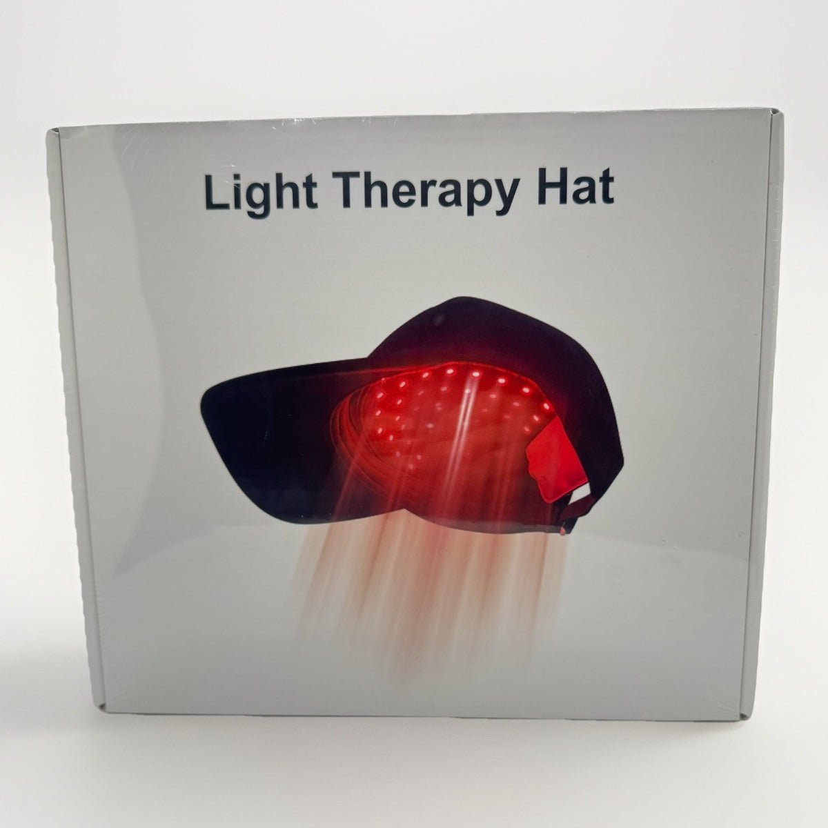 LED Hair Growth Light Therapy Hat - Red & Blue Light, Rechargeable