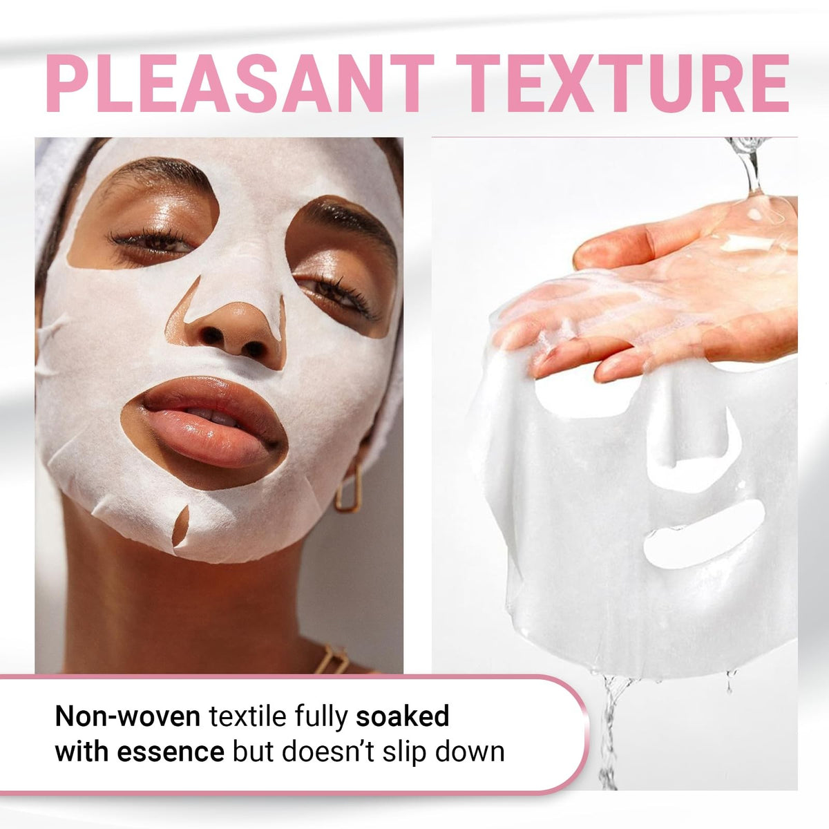 Collagen Face Mask Sheet Set, 8 Pack